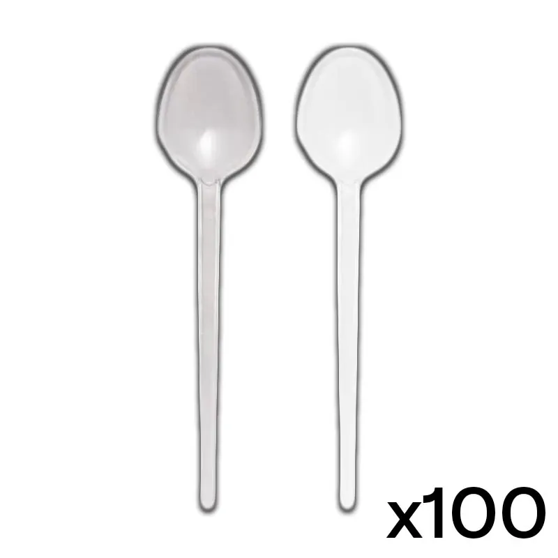 Colher-Cafezinho-100-Unidades-Várias-Cores-Plazapel-1 Mini Colher Café Chá Brigadeiro Doces 100 Unidades - Plazapel - Imagem 1