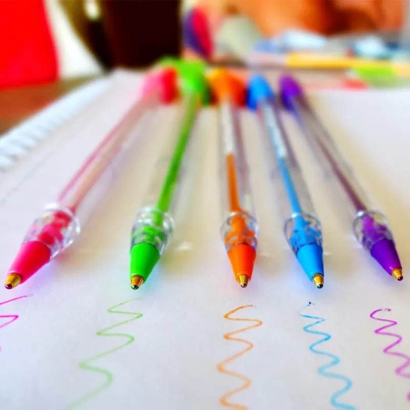Kit 5 Canetas Esferográfica Trilux Colors - Faber-Castell - Imagem 2