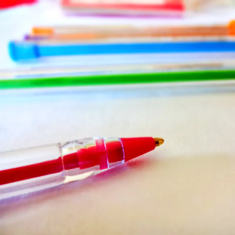 Kit 5 Canetas Esferográfica Trilux Colors - Faber-Castell - Imagem 4