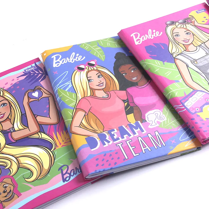 Caderno-Pequeno-1-4-Barbie-C-80-Folhas-Foroni Caderno Pequeno 1/4 Barbie C/80 Folhas - Foroni - Imagem 1