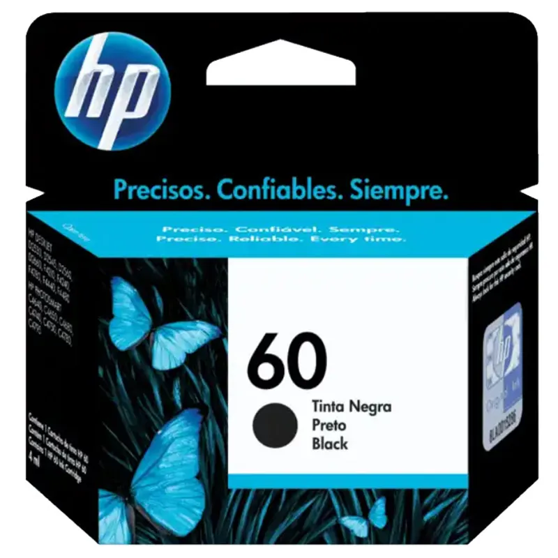 Cartucho-de-Tinta-HP-60-Preto-Original Cartucho De Tinta HP 60 Preto Original - Imagem 1