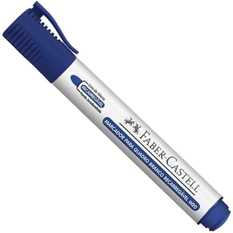 Marcador-Para-Quadro-Branco-Recarregavel-W20-Faber-Castell Marcador Para Quadro Branco Recarregável W20 - Faber-Castell - Imagem 1