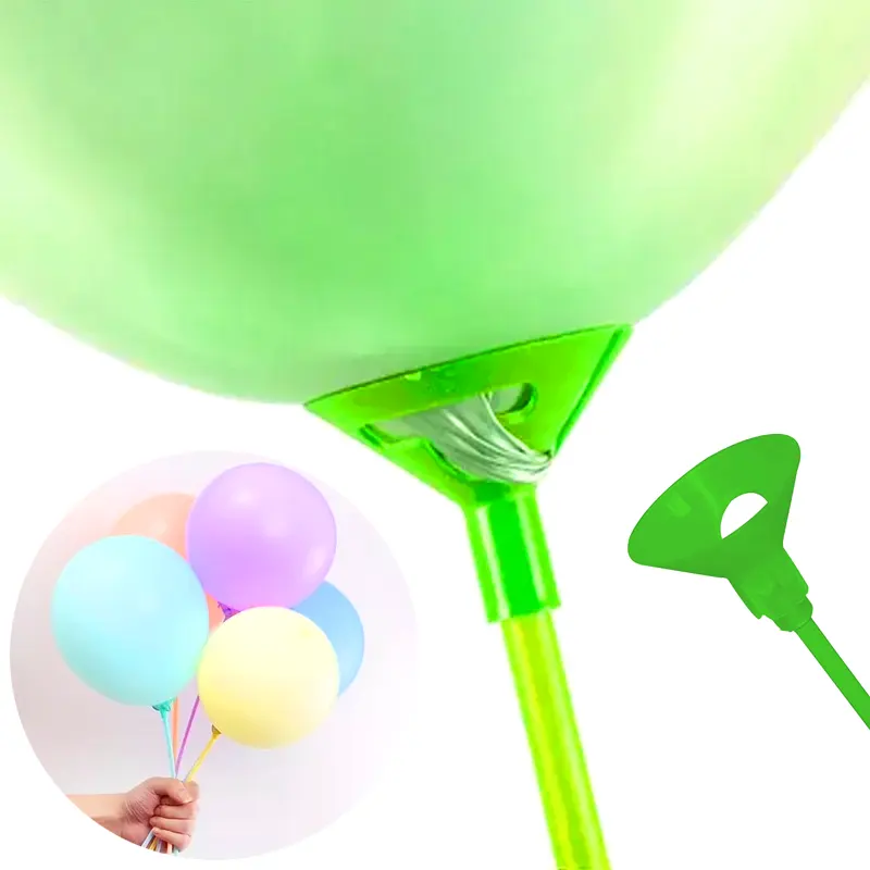 Suporte-Para-Balão-C-10-Unidades-Várias-Cores-Diversifestas Kit C/10 Suportes Para Balão Colorido - Diversifestas - Imagem 1