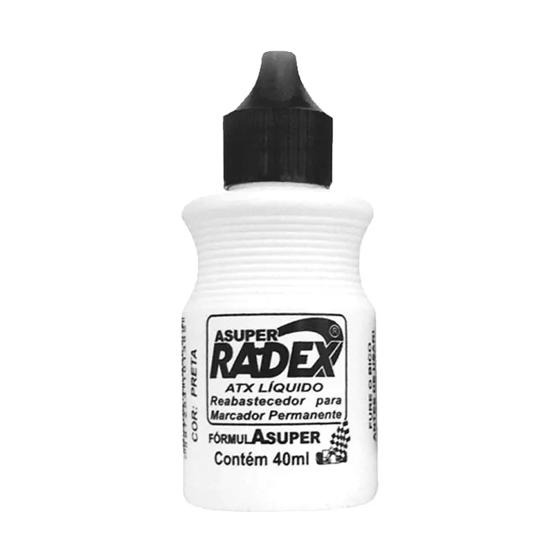 Tinta-Reabastecedor-Marcador-Permanente-40-ml-Radex-2 Tinta Reabastecedor Marcador Permanente 40ml - Radex - Imagem 1