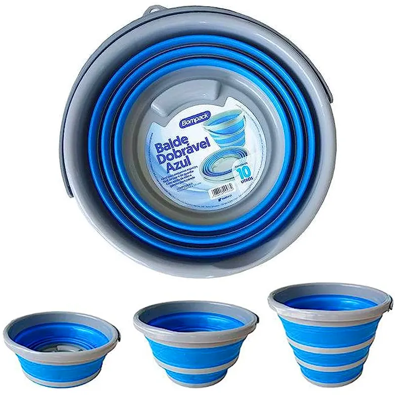 balde-dobravel-retratil-10-litros-bompack-17591 Balde Dobrável Retrátil 10 Litros - Bompack - Imagem 1