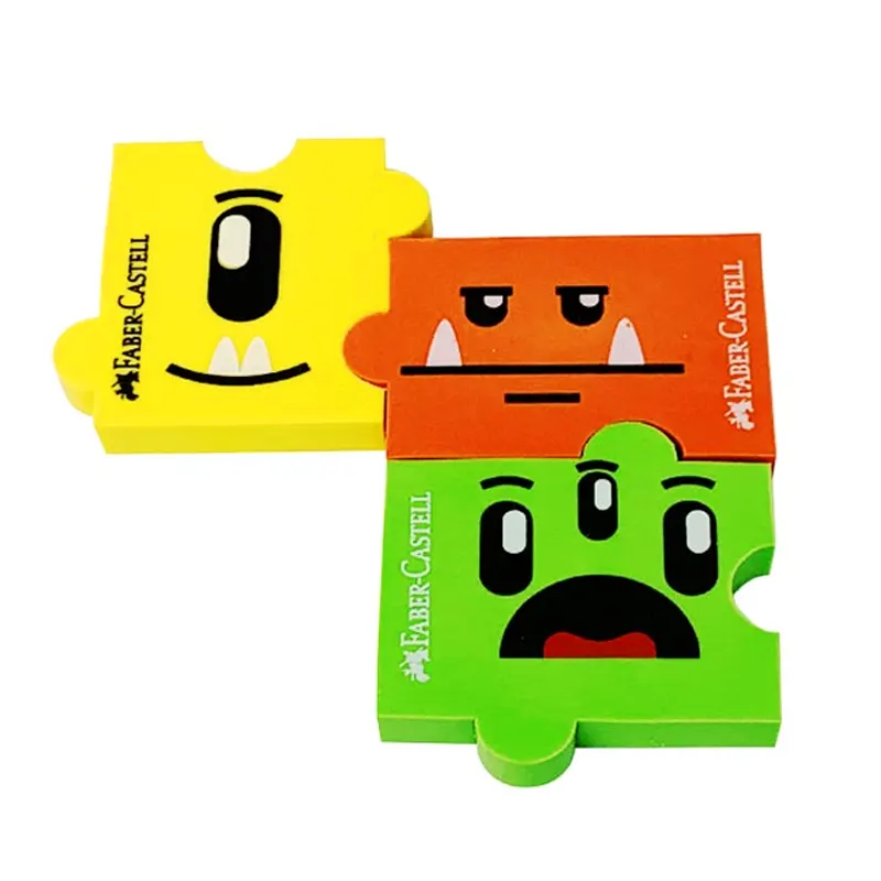 borracha-decorada-monster-puzzle-sortida-faber-castell-11154-3 Borracha Decorada Monster Puzzle Sortida - Faber-Castell - Imagem 1