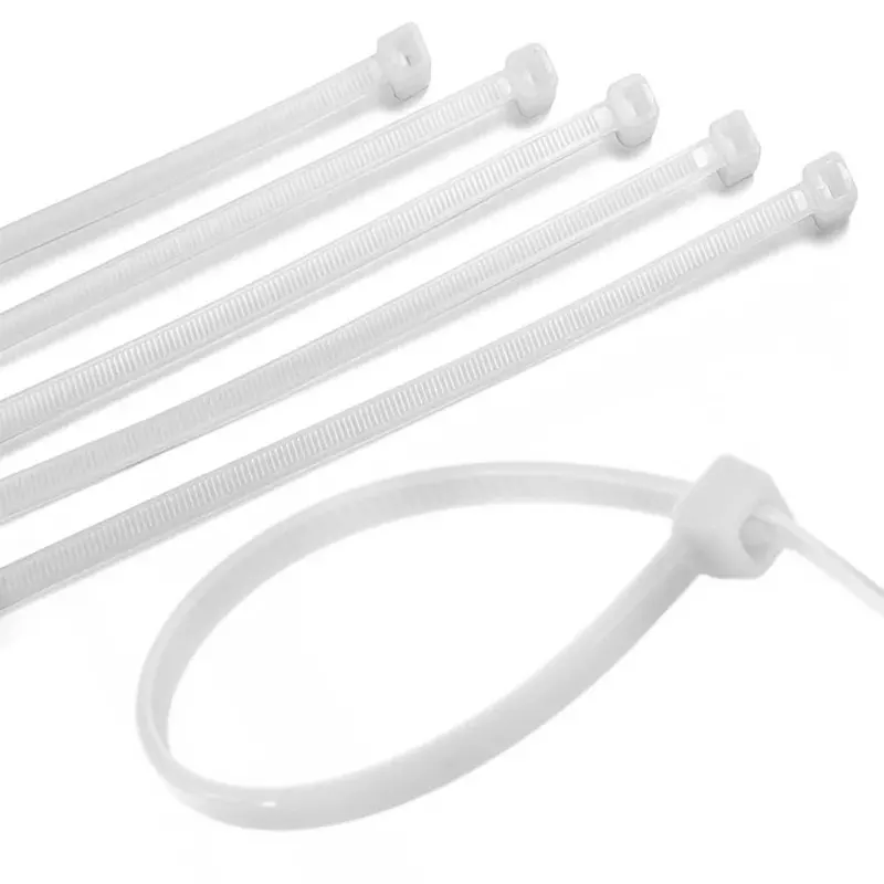 Abracadeiras-De-Nylon-2-5x200mm-Branca-C-100-Unid-Brw-1-1 100 Abraçadeiras De Nylon 2,5x200mm Branca - Brw - Imagem 1