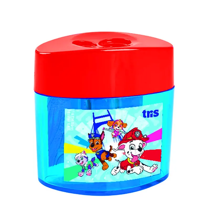 Apontador-Duplo-Com-Depósito-Patrulha-Canina-Tris-1 Apontador Duplo Com Depósito Patrulha Canina - Tris - Imagem 1