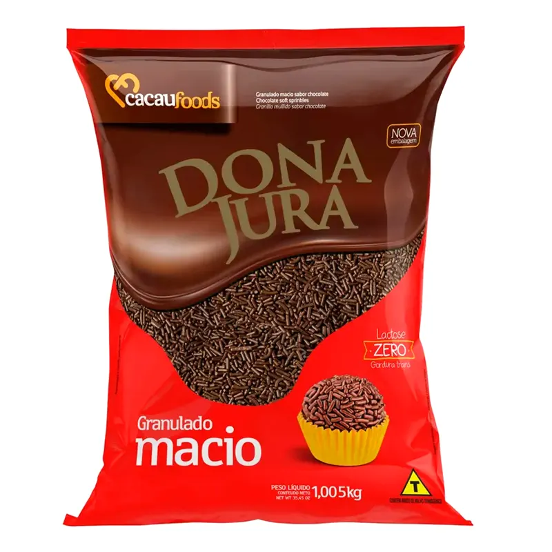 Granulado-Macio-Sabor-Chocolate-1-005kg-Dona-Jura Granulado Macio Sabor Chocolate 1,005kg - Dona Jura - Imagem 1