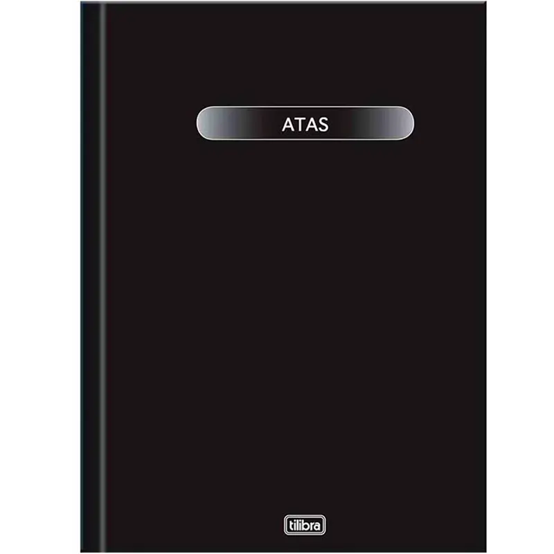 Livro-Atas-Sem-Margem-Com-200-Folhas-Tilibra Livro Atas S/Margem C/200 Folhas - Tilibra - Imagem 1
