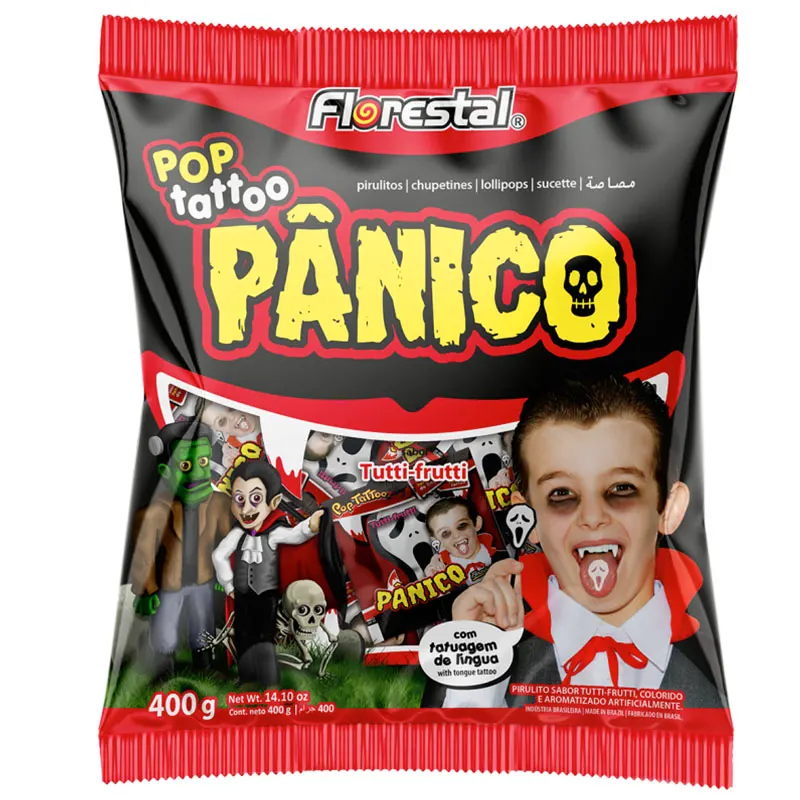 Pirulito-Pop-Tattoo-Pânico-400g-Florestal Pirulito Pop Tattoo Pânico 400g - Florestal - Imagem 1