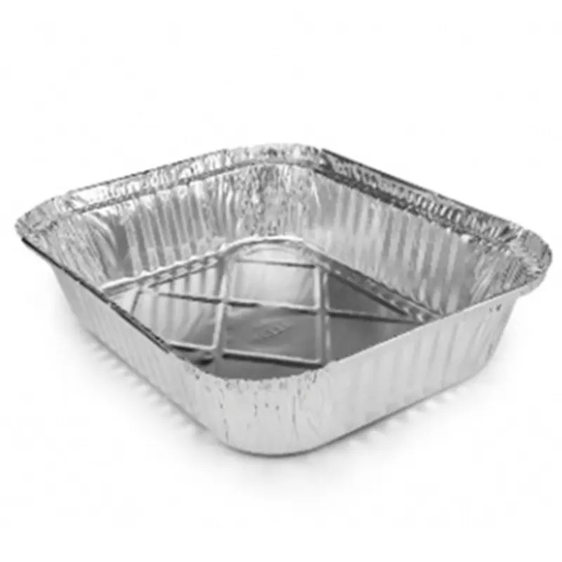 bandeja-de-aluminio-m170-1100ml-c-10-unidades-mello-15360 Kit C/10 Bandejas De Alumínio 1100ml Mello M170 C/Tampa de Papel - Imagem 1