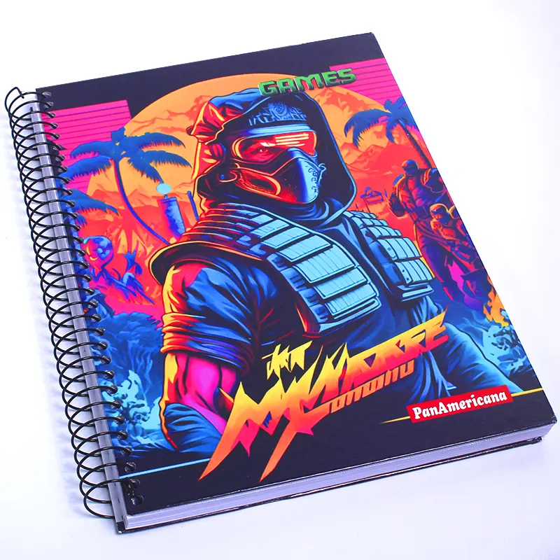 caderno-10-materias-games-c-160-folhas-panamericana Caderno Univ. 10 Matérias Games 160 Folhas - PanAmericana - Imagem 1