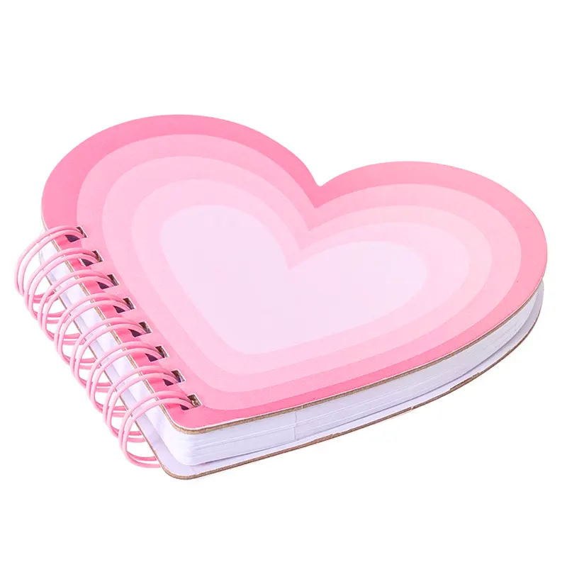 caderno-pautado-formato-coracao-s2-cores-sortidas-c-80-folhas-brw-12474 Caderno Pautado Formato Coração S2 Cores Sortidas 80 Folhas - Brw - Imagem 1
