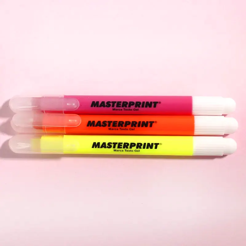 caneta-marca-texto-masterprint-gel-17068 Caneta Gel Marca Texto Masterprint MP-613 - Imagem 1