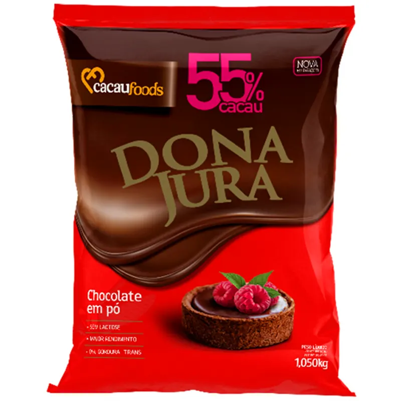 chocolate-em-po-soluvel-55-cacau-1kg-dona-jura-10980 Chocolate Em Pó Solúvel 55% Cacau 1,005kg - Dona Jura - Imagem 1