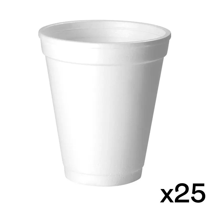 copo-termico-180ml-isopor-c-25-unid-bompack-1799 Copo Térmico 180ml Isopor C/25 Unidades - Bompack - Imagem 1