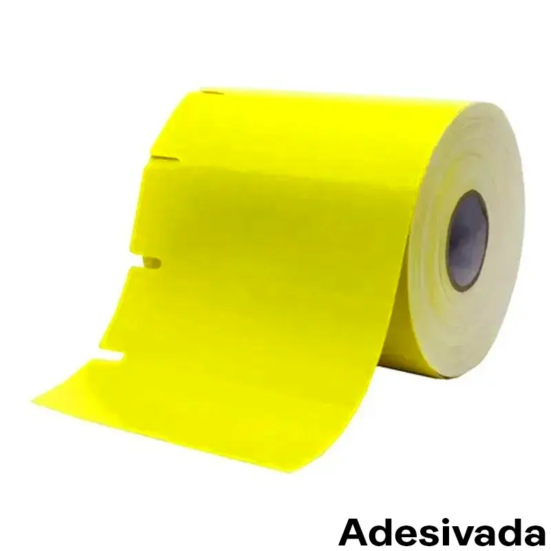etiqueta-90x30mm-adesivada-ponta-de-gondola-c-857-unid-amarela-10698-2 Etiqueta Adesiva Couchê 90x30mm Amarela Ponta De Gôndola Rolo C/857 Unidades - Imagem 1