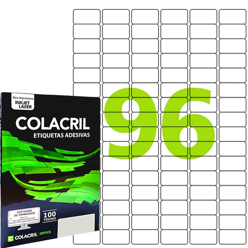 etiqueta-adesiva-a4-ca4348-9600-etiquetas-31x17mm-colacril-17018 Etiqueta Adesiva A4 Colacril CA4348 C/9600 Etiquetas 31x17mm - Imagem 1