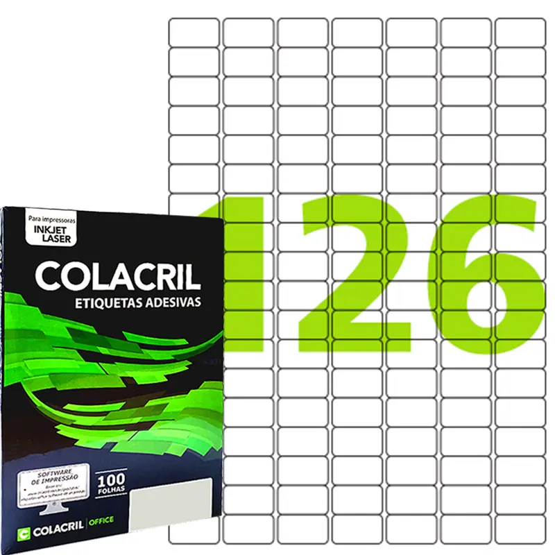 etiqueta-adesiva-a4-ca4349-12600-etiquetas-26x15mm-colacril-17019 Etiqueta Adesiva A4 Colacril CA4349 12600 Etiquetas 26x15mm - Imagem 1