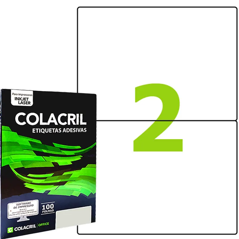 etiqueta-adesiva-a4-colacril-ca4368-200-etiquetas-1434x1999mm-17029 Etiqueta Adesiva A4 CA4368 200 Etiquetas 143,4x199,9mm - Colacril - Imagem 1