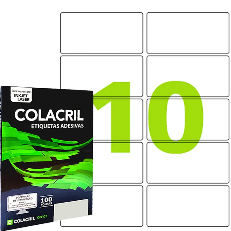etiqueta-adesiva-carta-cc183-1000-etiquetas-508x1016mm-colacril-17034 Etiqueta Adesiva Carta CC183 1000 Etiquetas 50,8x101,6mm - Colacril - Imagem 1