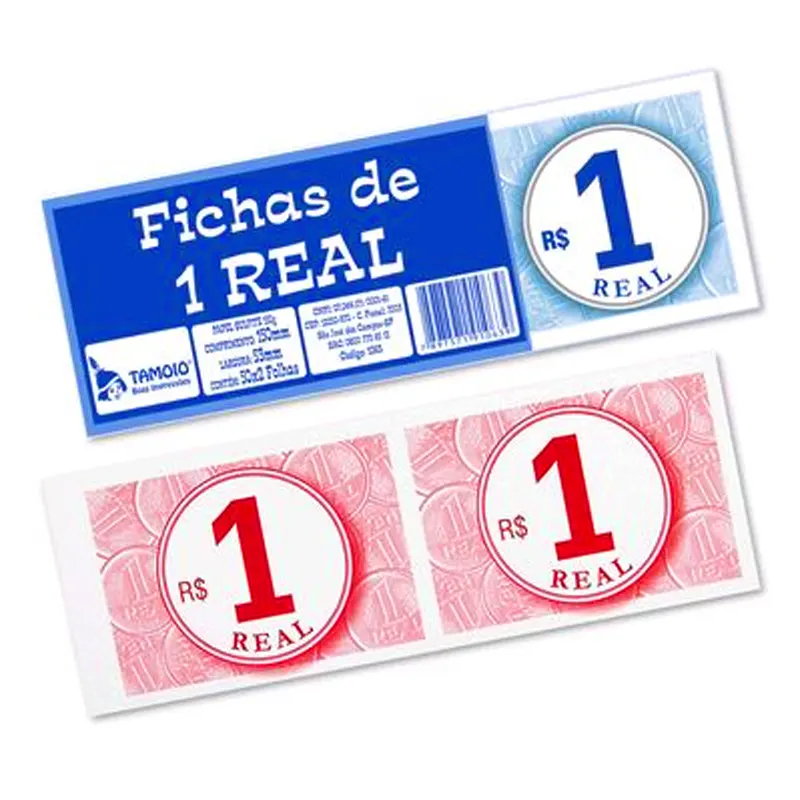 ficha-preco-troco-r100-50x2-folhas-tamoio-12579 Ficha Preço Troco R$1,00 50x2 Folhas - Tamoio - Imagem 1