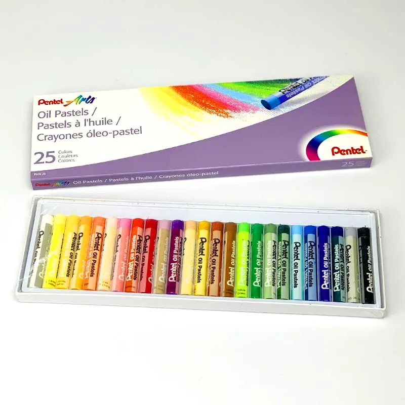 giz-pastel-oleoso-25-cores-fabric-fun-pentel-arts-7969-1 Giz Pastel Oleoso 25 Cores Fabric Fun Arts - Pentel - Imagem 1