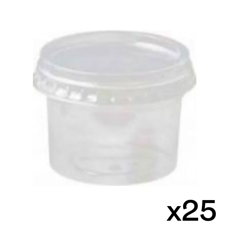 kit-pote-e-tampa-redondo-145ml-c-25-unid-cristalcopo-9576 Kit 25 Potes e Tampas 145ml Redondo - Cristalcopo - Imagem 1