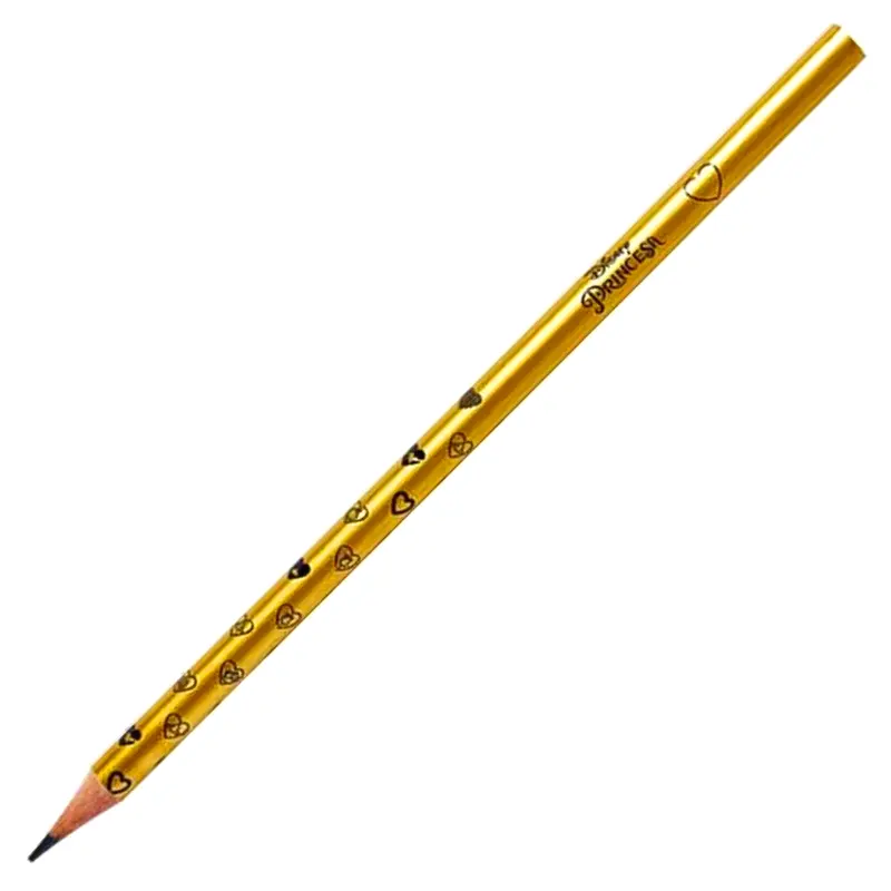 lapis-preto-princesas-hb-tris-6669-amarelo Lápis Preto Princesas HB - Tris - Imagem 1