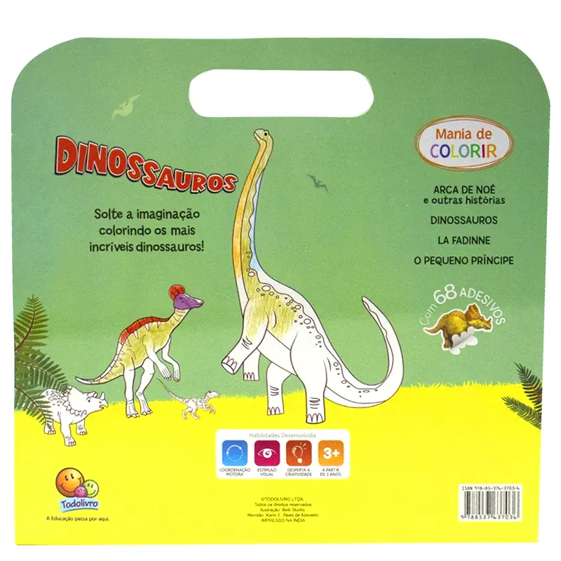 Desenhos de Dinossauro para Colorir e Pintar - Tudo Para Colorir