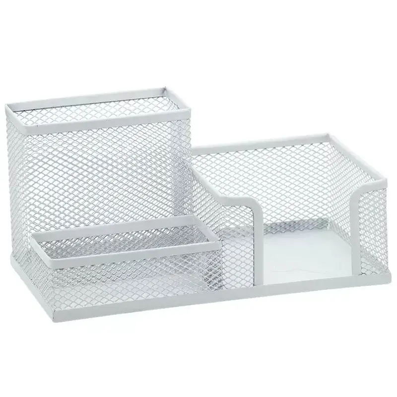 organizador-aramado-3-compartimentos-quadrado-prata-brw-14873 Organizador Aramado 3 Compartimentos Quadrado Prata - Brw - Imagem 1