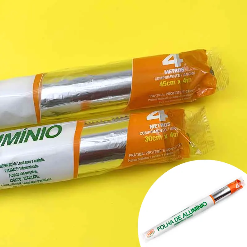 papel-aluminio-rolo-45cm-x-4m-mello-15369 Papel Alumínio Rolo 45cm x 4m - Mello - Imagem 1