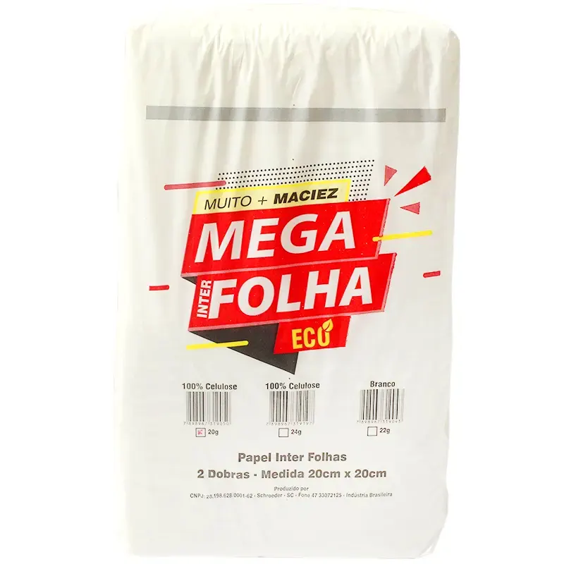 papel-toalha-eco-100-celulose-c-1000-folhas-20g-branco-hppel-15317 Papel Toalha 100% Celulose C/1000 Folhas 20g Branco Hppel ECO - Imagem 1