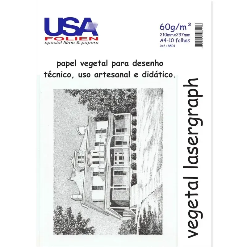 papel-vegetal-a4-210x297mm-60g-m2-c-10-folhas-usa-folien-12259 Papel Vegetal A4 (210x297mm) 60g/m² - 10 Folhas - 8501 - Usa Folien - Imagem 1