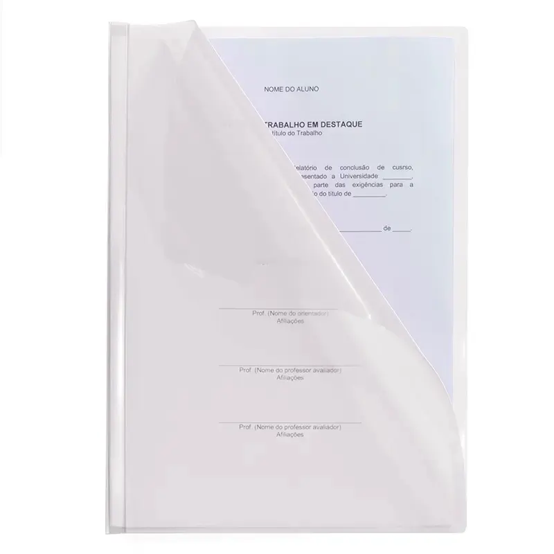 pasta-canaleta-flexivel-a4-dac-17592-transparente Pasta Canaleta A4 Flexível Sortidas Unidade - Imagem 1