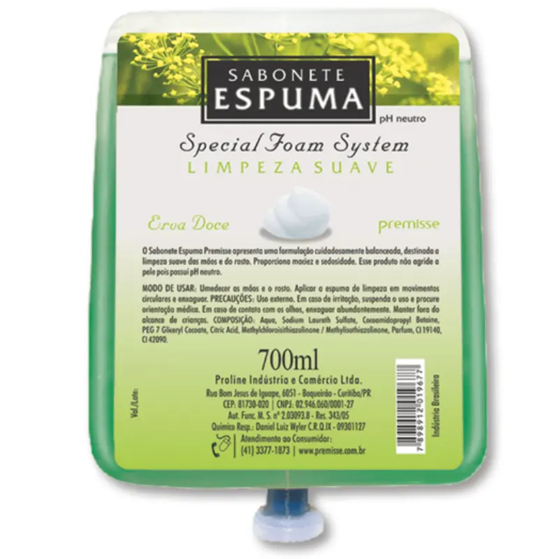 sabonete-espuma-erva-doce-700ml-premisse-13976 Sabonete Espuma Erva Doce 700ml - Premisse - Imagem 1