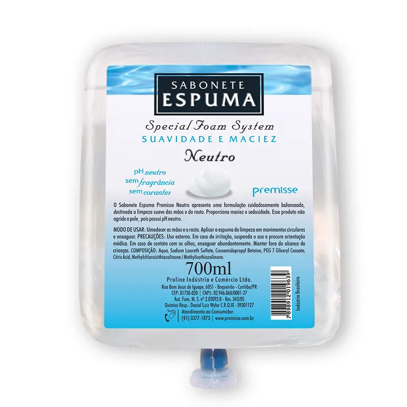 sabonete-espuma-neutro-700ml-premisse-13978 Sabonete Espuma Neutro 700ml - Premisse - Imagem 1