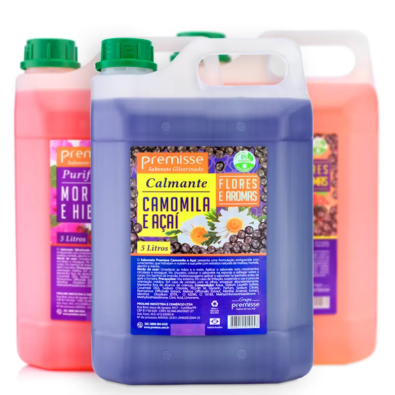 sabonete-liquido-biodegradavel-flores-e-aromas-5l-premisse-16998 Sabonete Líquido Biodegradável Flores e Aromas 5 Litros - Premisse - Imagem 1