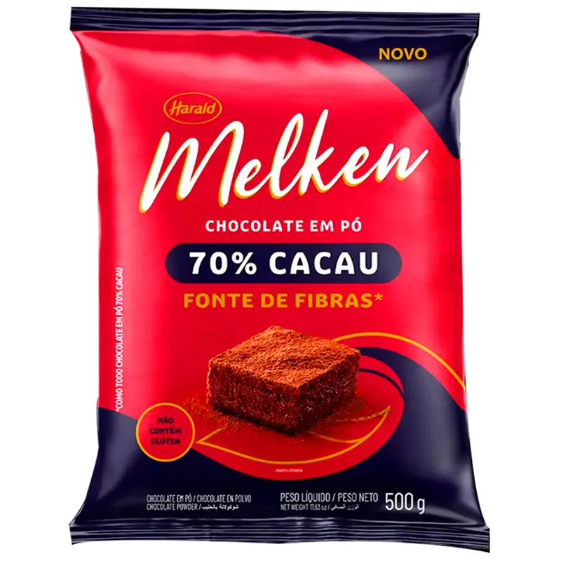Chocolate-Em-Pó-70%-Melken-500g-Harald-1 Chocolate Em Pó 70% Melken 500g - Harald - Imagem 1