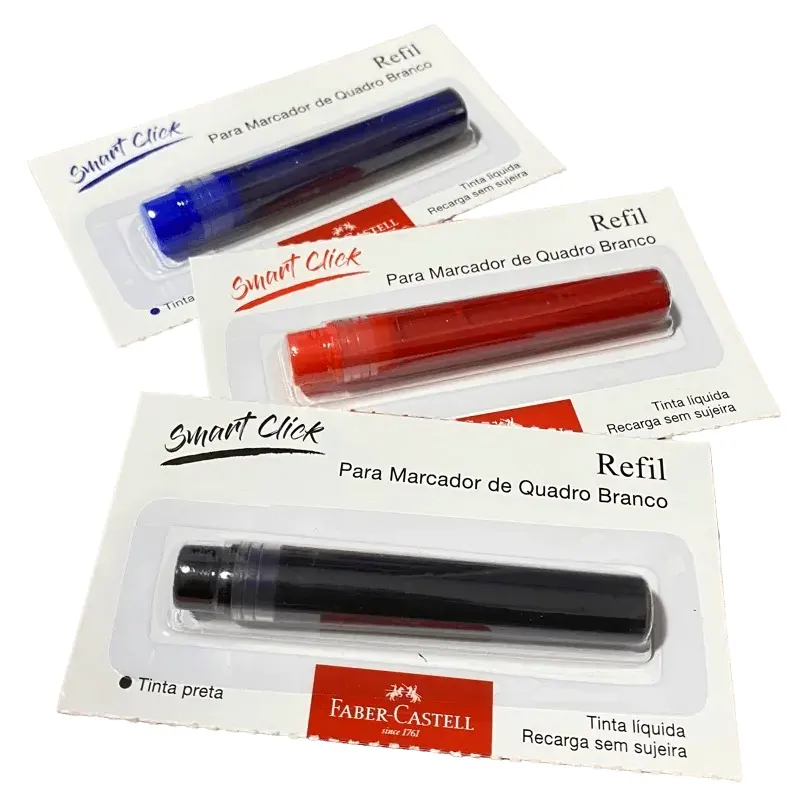 Refil-Para-Marcador-Quadro-Branco-Recarregavel-Faber-Castell-3 Refil Para Marcador Quadro Branco Recarregável - Faber-Castell - Imagem 1