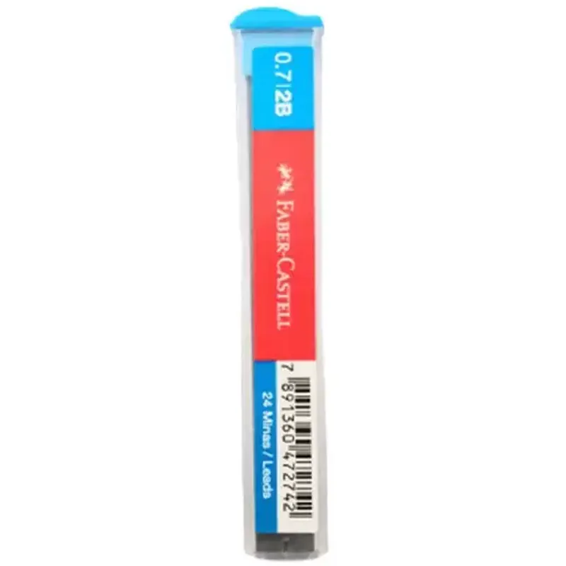 grafite-max-polymer-0-7mm-extramacio-2b-c-24-unid-faber-castell-8616 Grafite Max Polymer 0.7mm Extramacio 2B C/24 Unidades - Faber-Castell - Imagem 1