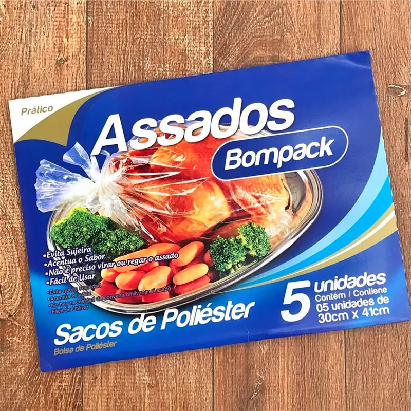 sacos-de-poilester-c-5-unid-30x41cm-bompack-2 Kit 5 Sacos De Poliéster Assados 30x41cm - Bompack - Imagem 1