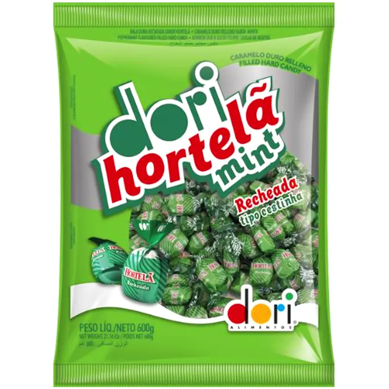 Bala-Hortelã-Recheada-600g-Dori Bala Hortelã Recheada 600g Dori - Imagem 1