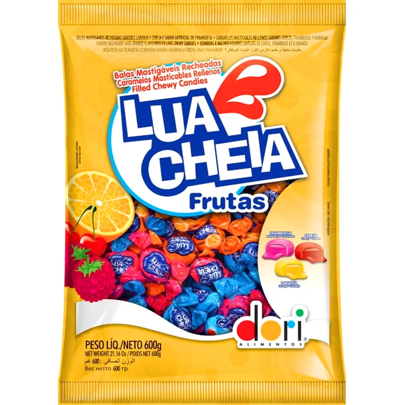Bala-Lua-Cheia-Frutas-600g-Dori Bala Lua Cheia Frutas 600g - Dori - Imagem 1
