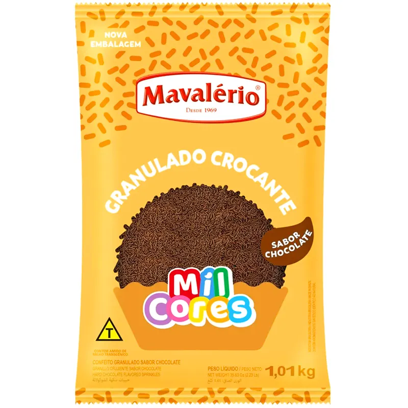 Granulado-Crocante-Chocolate-1-01kg--xMavalério Granulado Crocante Chocolate 1,01kg - Mavalério - Imagem 1