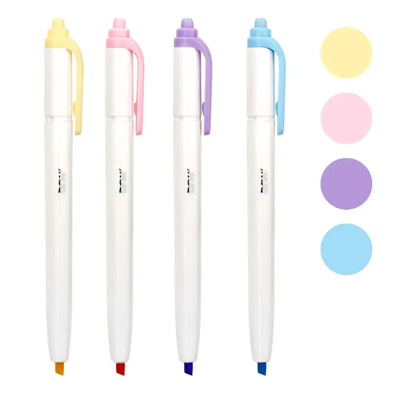Marca-Texto-Retrátil-Tons-Pastel-Sortidas-Soul-Brw Marca Texto Retrátil Tons Pastel Sortidas Soul Brw - Imagem 1