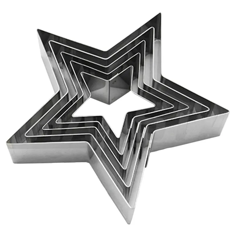 kit-c-5-cortadores-de-inox-estrela-kafstar-17886 Kit 5 Cortadores De Inox Estrela - Kafstar - Imagem 1