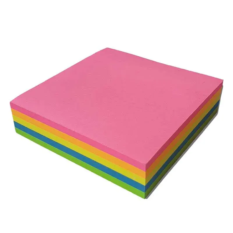 Bloco-Adesivo-5-Cores-Neon-76x76mm-C-200-Folhas-Colacril Bloco Adesivo 5 Cores Neon 76x76mm C/200 Folhas - Colacril - Imagem 1