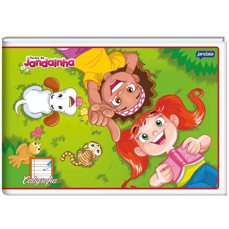Caderno-Brochura-Jandainha-1-4-Flex-Caligrafia-40-Folhas-Jandaia-1 Caderno Brochura Jandainha 1/4 Flex Caligrafia 40 Folhas - Jandaia - Imagem 1